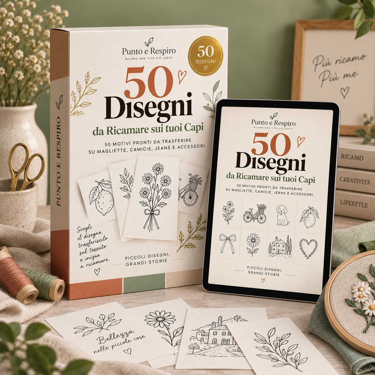 50 Disegni da Ricamare sui tuoi Capi