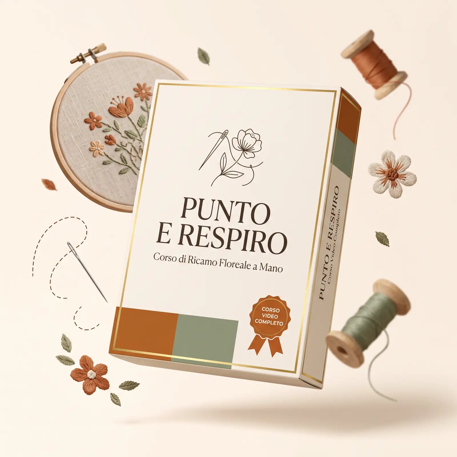 Corso di Ricamo Floreale + 2 Bonus Esclusivi in Regalo